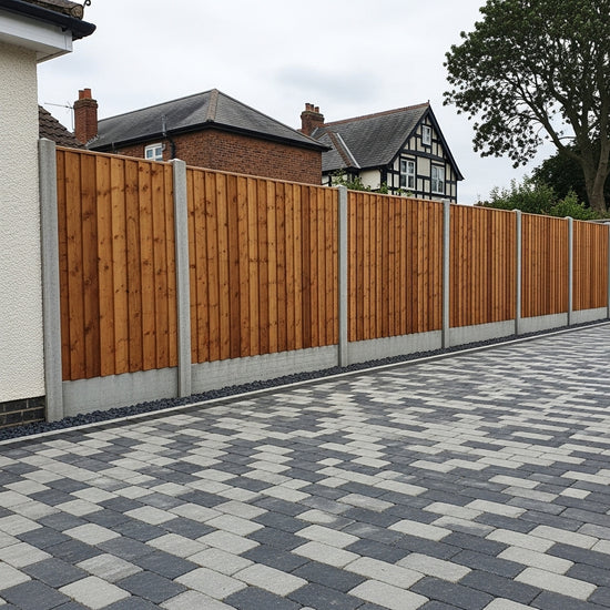 Concreate pole fence